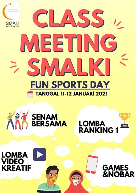 Class Meeting Fun Sport Day Smait Al Haraki 2021 Smait Al Haraki