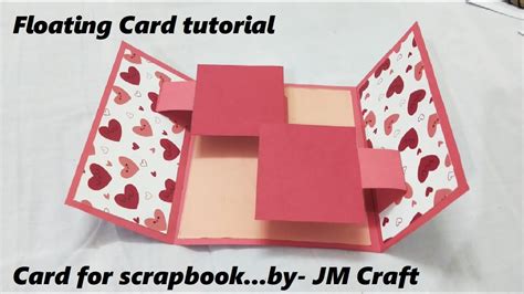 Floating Pop Up Card Tutorial Scrapbookexplosion Box Love Greeting