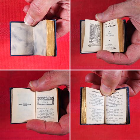 In Memoriam. >>MINIATURE BOOK WITH DUSTJACKET