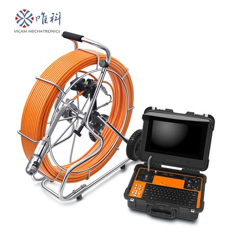 Mm Pan Tilt Rotation Pipe Drain Inspection Camera System With M