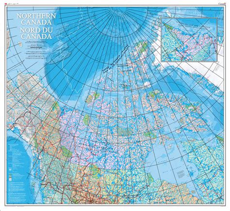 Northern Canada Map | Canada map | GoTrekkers Map Store