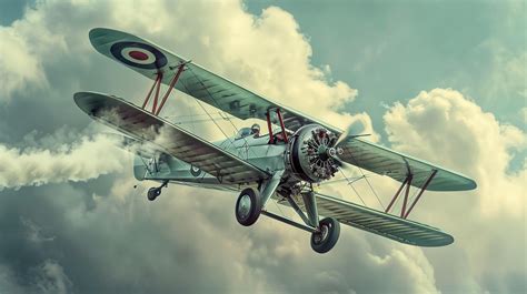 an old fashioned biplane performing a stunt 44152207 Stock Photo at ...