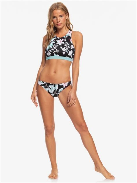 Roxy Fitness Haut De Bikini Crop Top Pour Femme Roxy