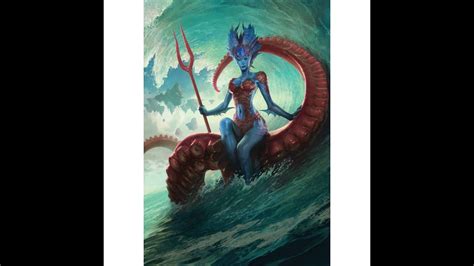 Kiora Bests The Sea God Temur Edition Mtg Arena Theros Beyond