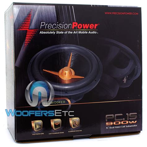 Precision Power PC 15 15 Inch 900 Watts RMS Dual 2 Ohm Power Class