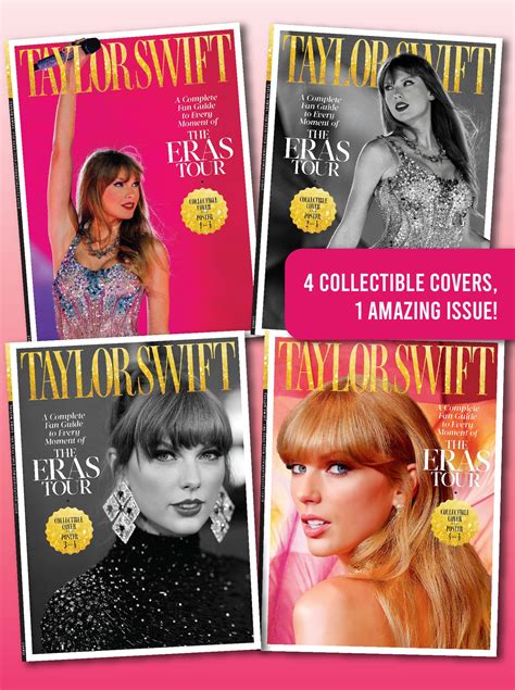 Taylor Swift - Fan Guide To The Eras Tour: 4 Collectible Covers, 1 Kee