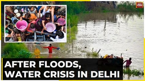 Delhi Flood News Drinking Water Supply To Be Hit In Parts Of Delhi