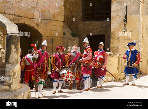 Malta Valletta In Guardia In Guardia Maltese Knight Fort Saint Elmo