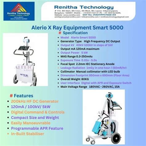 Alerio X Ray Machine High Frequency At Rs 272000 Medical Equipment In