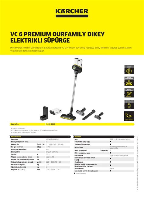 Karcher Vc 6 Cordless Premium Ourfamily Süpürge Fiyatı