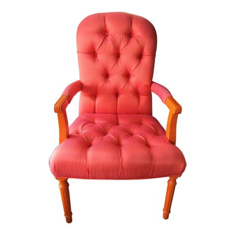 Orange And Hot Pink Accent Chair Chairish