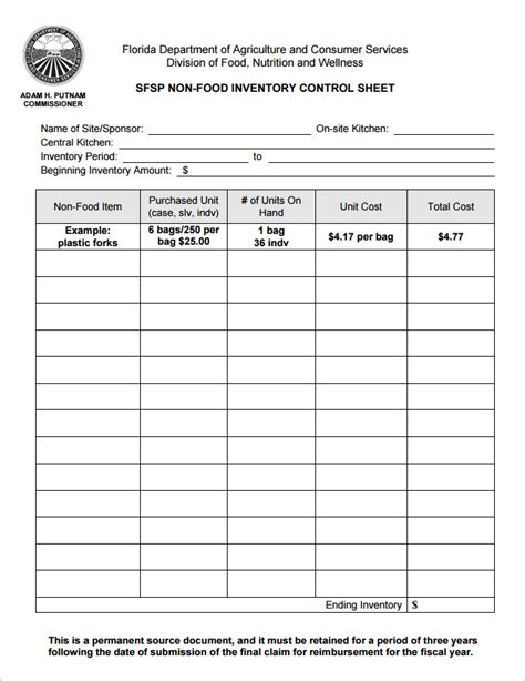 17+ Food Inventory Templates - DOC, PDF