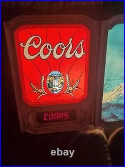 Vintage rare coors original neon lighted sign beer bar mancave banquet ...