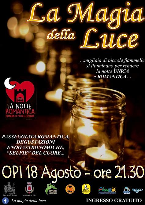 Edizione La Magia Della Luce Pro Loco Opi Aps