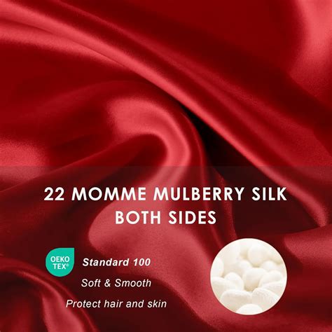 22 Momme Pure Mulberry Silk Pillowcase For Hair And Skin Both Sides