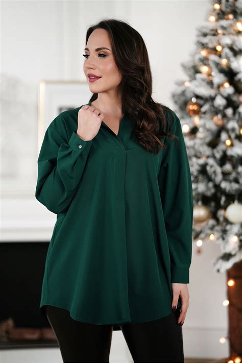 Butelkowa Bluzka Plus Size Astrid Xl Ka Monasou