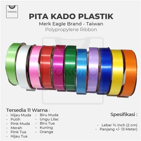 Jual Pita Kado Jepang Cm Merk Eagle Brand Ukuran Polypropylene