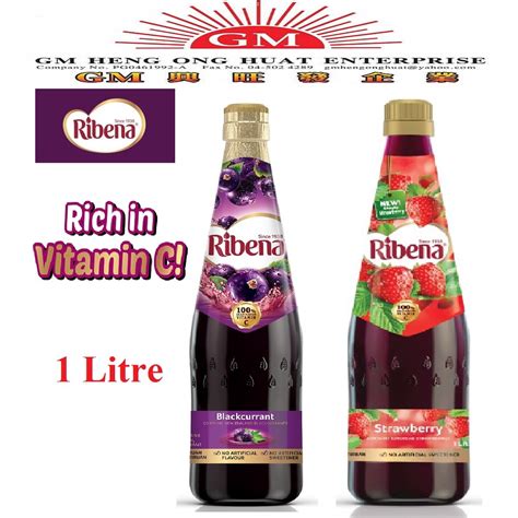 Ribena Blackcurrant Fruit Juice Drinks Original Blackcurrent