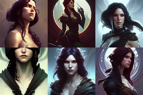 Portrait Of Female Rogue Epic Dark Fantasy Medium Stable Diffusion