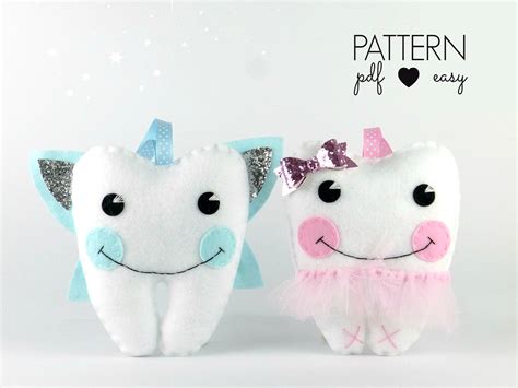 Tooth Fairy Pillow Sewing Pattern - Ballerina & Fairy