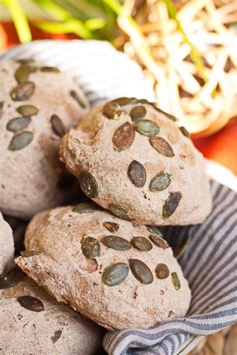 Glutenfreie Vollkornbrötchen mit Braunhirsemehl ohne Hefe Aha Foods