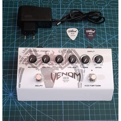 Jual Efek Gitar Adaptor Distorsi Delay Bonus Pickup Pcs Shopee