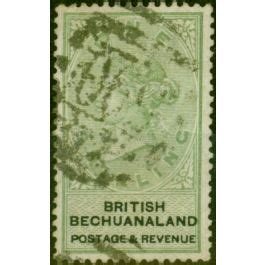 Bechuanaland 1888 1s Green Black SG15 Good Used Stamp