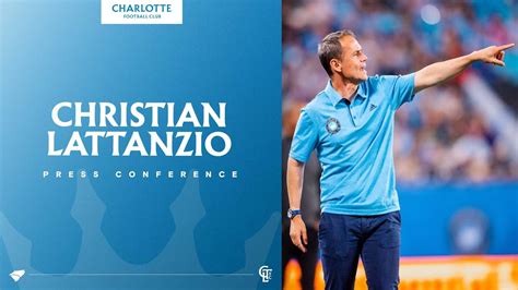 Christian Lattanzio Press Conference Charlotte Fc Vs Colorado Rapids