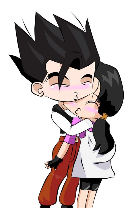 Commission Gohan And Videl By Lowrankraccoon969 On Deviantart