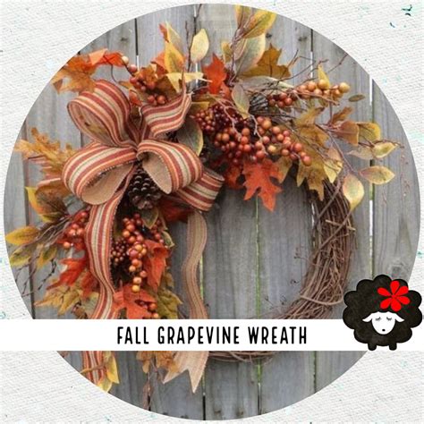 Fall Grapevine Wreath