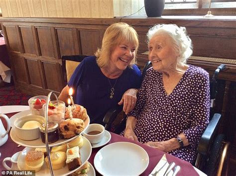 Great Grandmother Who Wanted A Hunky Man For Her 106th Birthday Is Treated To A NAKED Butler
