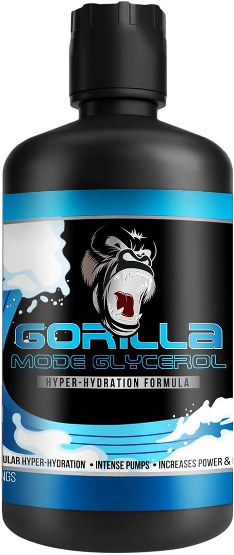 Amazon Gorilla Mode Liquid Glycerol Pre Workout Hydrating Pre