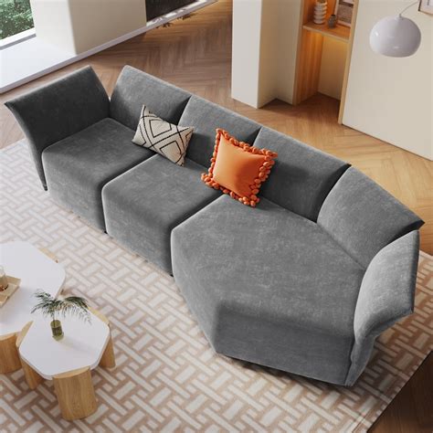 sofa set  polyester upholstery  adjustable  modern stylish