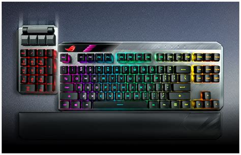 Купить Игровая беспроводная клавиатура ASUS ROG Claymore II ROG RX RED ...