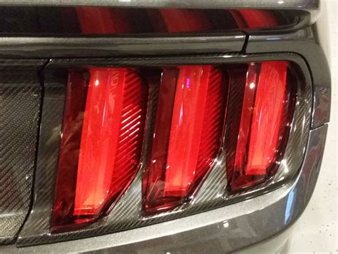 Mmd Tail Light Bezels Carbon Fiber 15 17 Mustang Excluding 50th