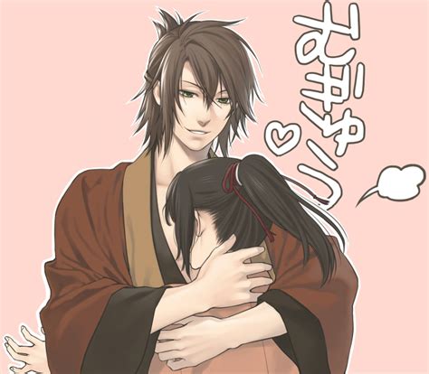 Yukimura Chizuru And Okita Souji Hakuouki Shinsengumi Kitan Drawn By