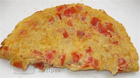 Tomato Omelette All Nigerian Recipes Youtube