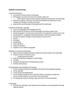 Unit 1 For Exam 1 Most Of Unit One Notes From Lecture Four Fields