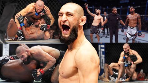 How Khamzat Chimaev Smashed Kevin Holland UFC 279 Fight Highlights