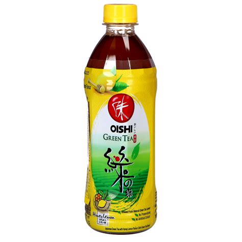 Oishi Green Tea Honey Lemon 500ml Tokogembiranl