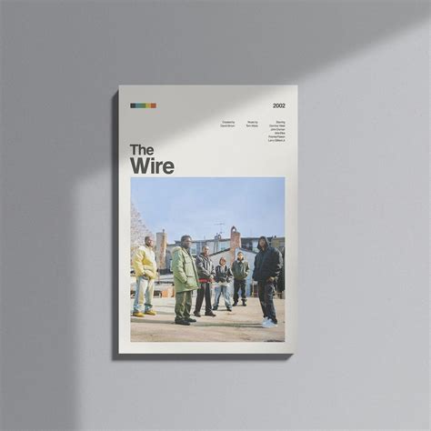 The Wire Poster Modern TV Series Poster Print the Wire TV - Etsy