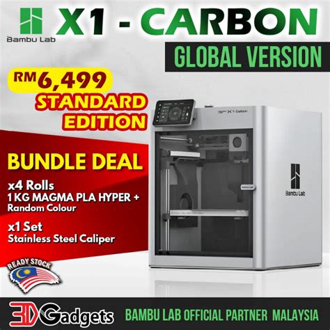 Bambu Lab X1 Carbon X1 Carbon Combo Ams 3d Gadgets Malaysia