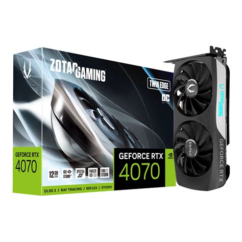 VGA การดแสดงผล ZOTAC GAMING GEFORCE RTX 4070 TWIN EDGE OC 12GB