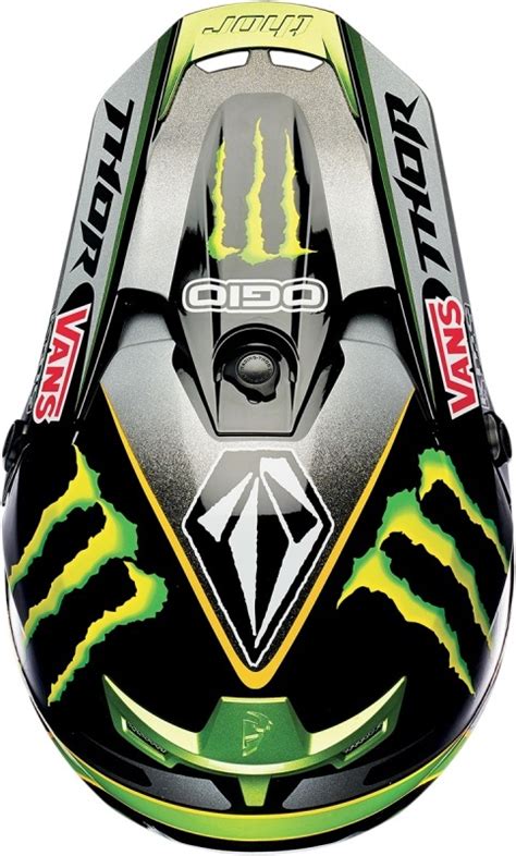 Thor Mx Gear Verge ProCircuit Monster Energy Motocross Dirt Bike Helmet ...