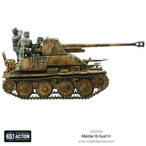 Marder Iii Ausf H Plastic Spg German Army Warlord Games