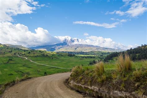 Chimborazo Volcano The Highest Mountain In Ecuador Stock Image Image