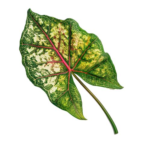 AI Generated Caladium Leaf Isolated On Transparent Background 41921434 PNG