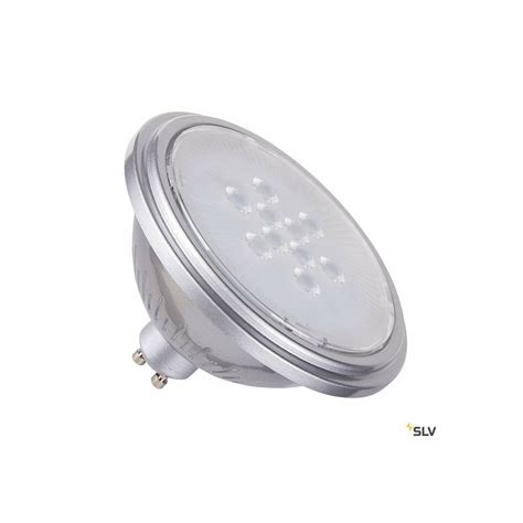 SLV 1005295 QPAR111 GU10 LED Leuchtmittel Silber 7W 3000K CRI90 40