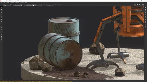 TUTO Blender Volume 2 Texturing Sous Substance Painter Sur Tuto