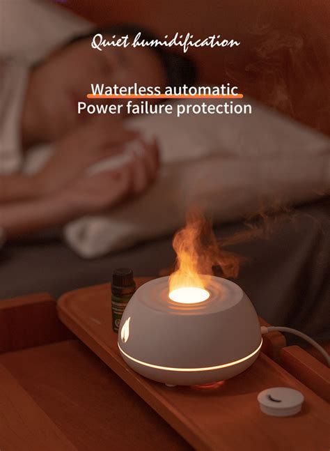 New Ml Colorful Flame Oil Diffuser Portable Usb Aromatherapy Diffuer